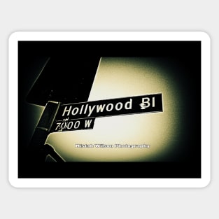 Hollywood Boulevard2, Hollywood, California by Mistah Wilson Sticker